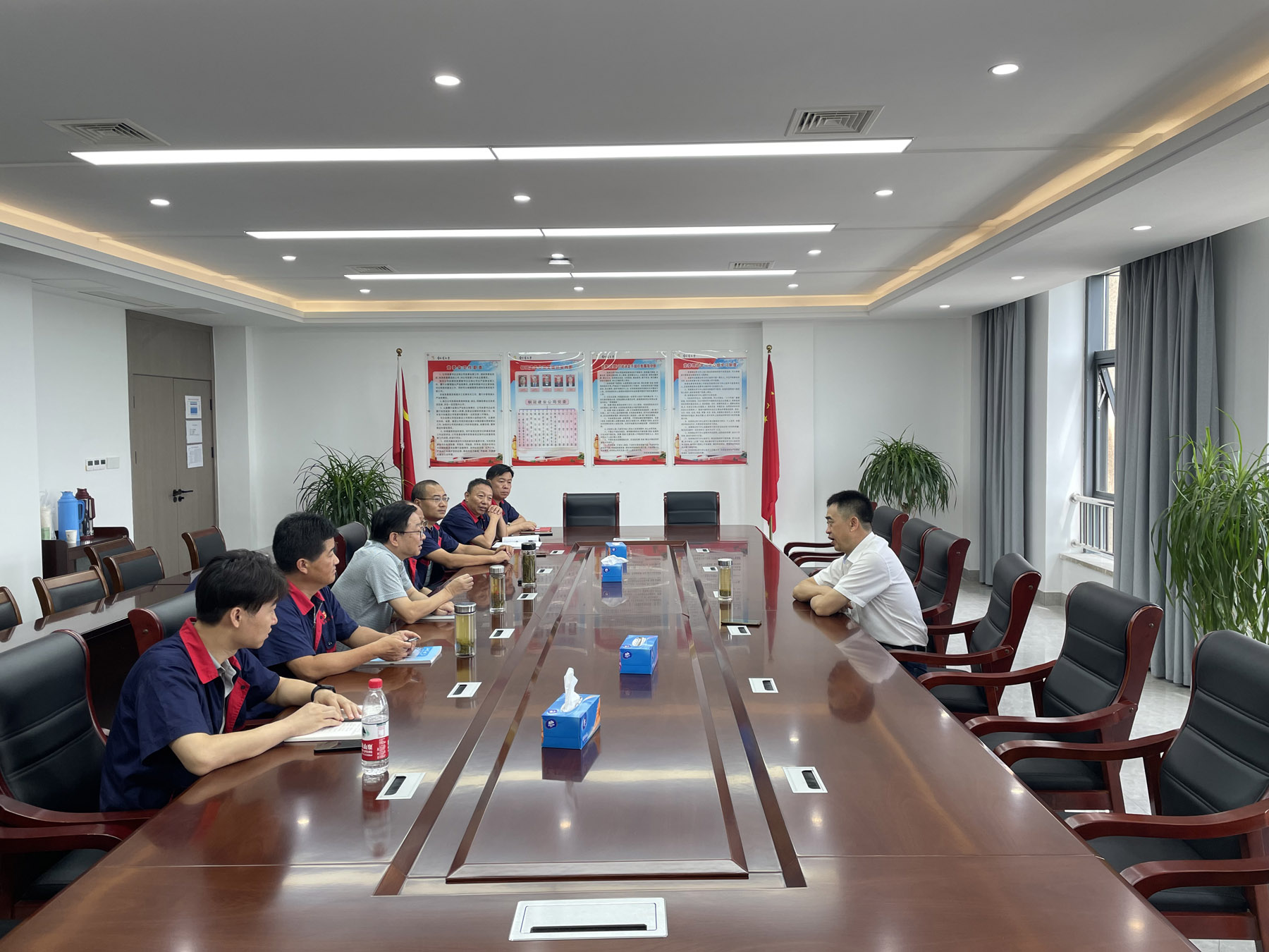 集團(tuán)公司黨委委員、總工程師周俊到公司調(diào)研 